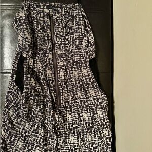 Salt n pepper zip up pocket dress